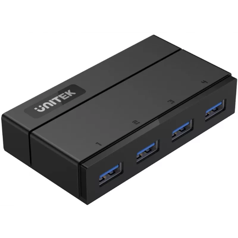 UNITEK Y-HB03001 Interface-Hub USB 3.2 Gen 1 (3.1 Gen 1) Typ-B 5000 Mbit/s Schwarz