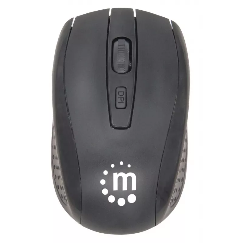 Manhattan 178990 kabelloses Tastatur- und Maus-Set, Schwarz