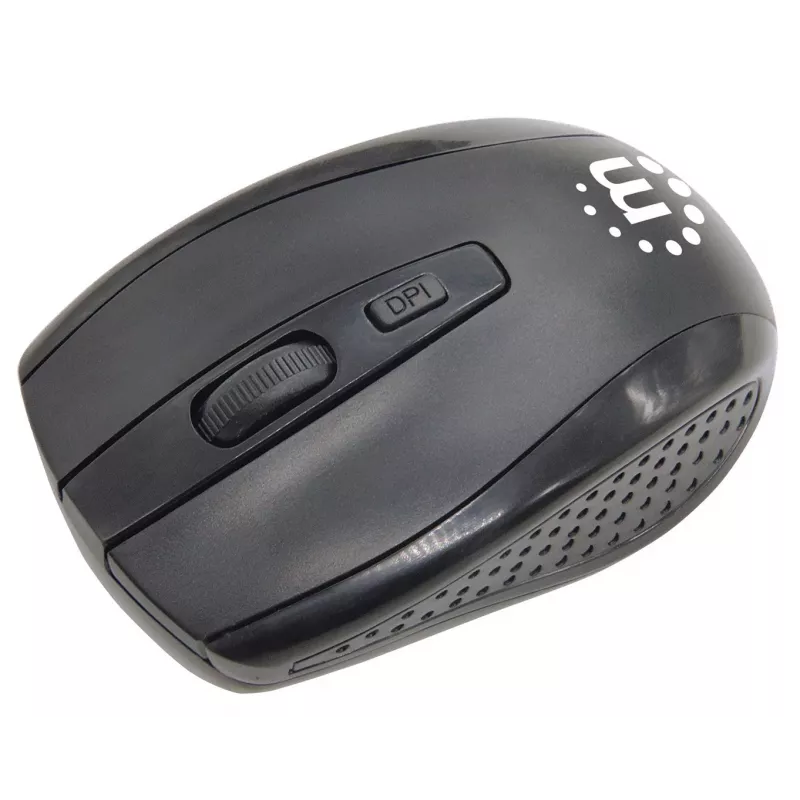 Manhattan 178990 kabelloses Tastatur- und Maus-Set, Schwarz