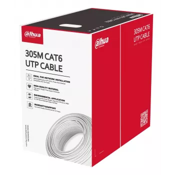 Dahua Technology PFM920I-6UN-C-V2 Netzwerkkabel Weiß 305 m Cat6 U/UTP (UTP)