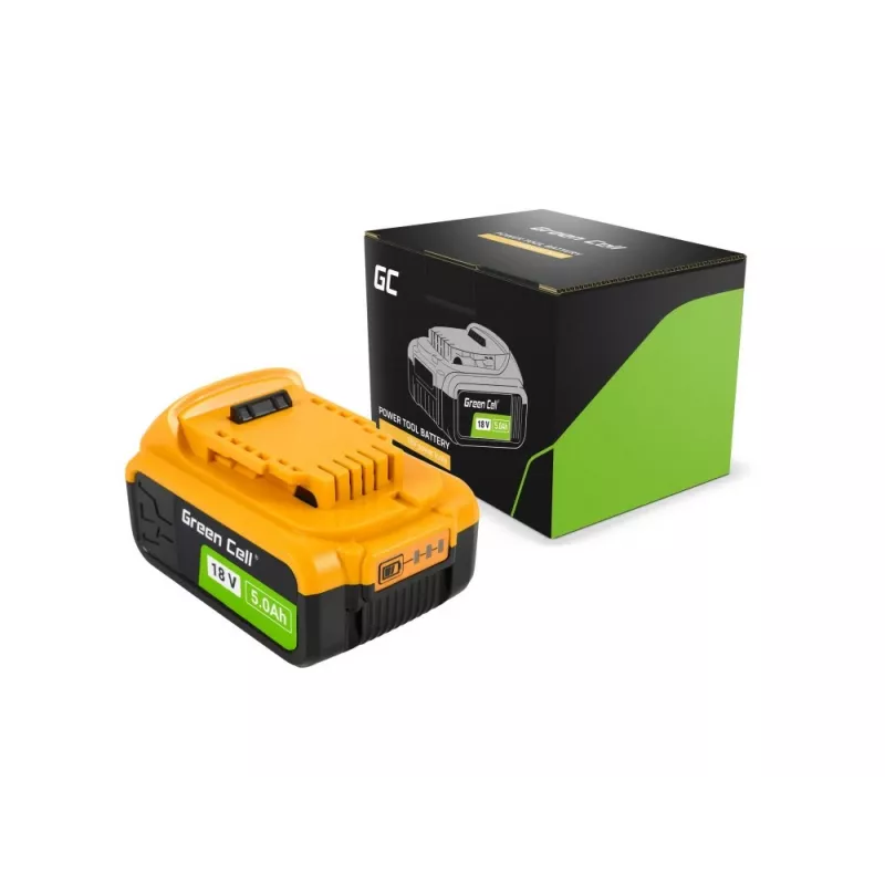 Green Cell Akku für DeWalt XR 18V 5Ah Elektrowerkzeug-Akku DCB184