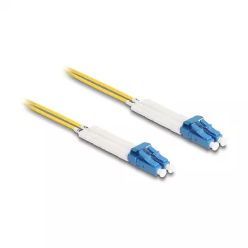 Delock LWL-Kabel LC Duplex auf LC Duplex Singlemode OS2 winkelbar 1 m
