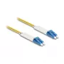 Delock LWL-Kabel LC Duplex auf LC Duplex Singlemode OS2 winkelbar 1 m