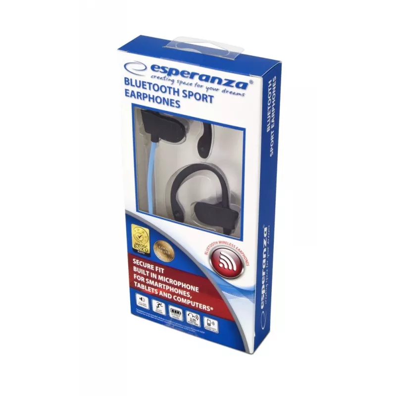 Bluetooth-Kopfhörer SCHWARZ/BLAU
