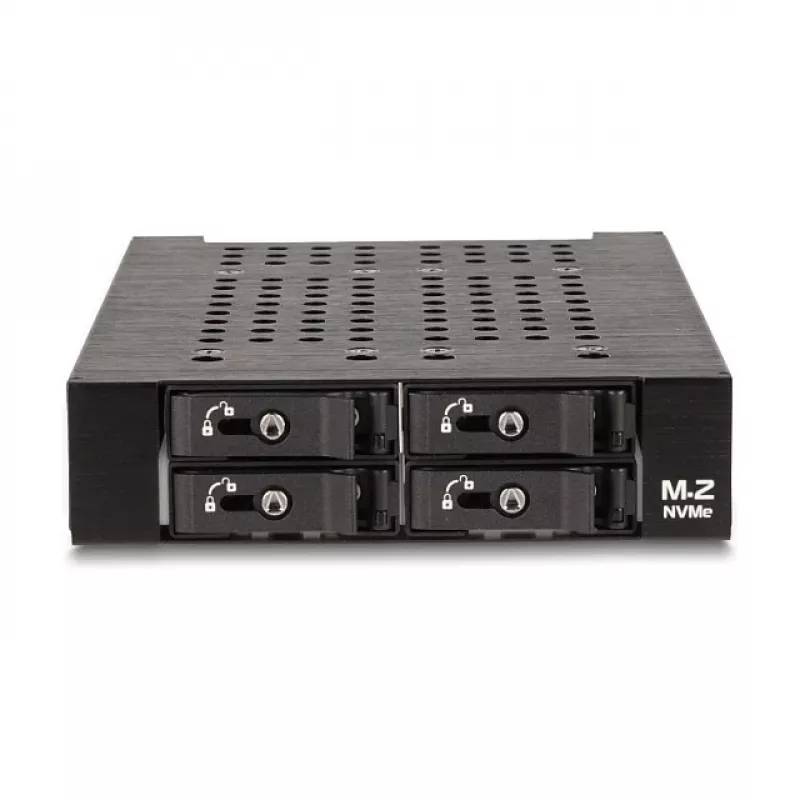 Delock 3.5 Wechselrahmen für 4x M.2 NVMe SSD mit OcuLink SFF-8612 Anschluss (47111)