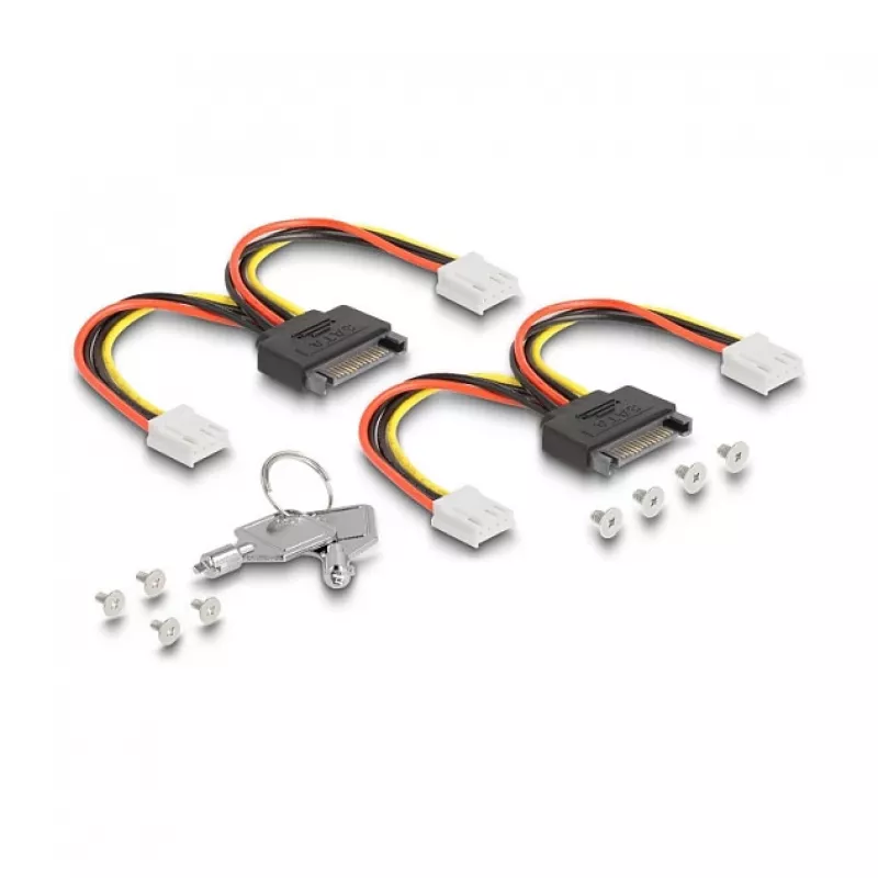 Delock 3.5 Wechselrahmen für 4x M.2 NVMe SSD mit OcuLink SFF-8612 Anschluss (47111)