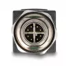 Delock M12 Adapter X-codiert 8 Pin Stecker auf RJ45 Buchse gerade