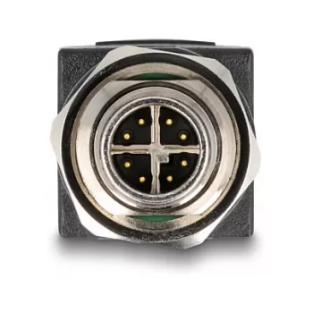 Delock M12 Adapter X-codiert 8 Pin Stecker auf RJ45 Buchse gerade