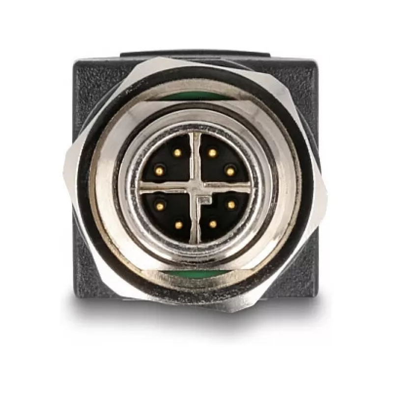 Delock M12 Adapter X-codiert 8 Pin Stecker auf RJ45 Buchse gerade