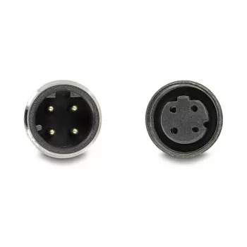 Delock M12 Kabel D-kodiert 4 Pin Stecker auf Buchse PVC 1 m