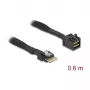 Delock Kabel Mini SAS HD SFF-8643 auf schlank SAS SFF-8654 4i 60 cm