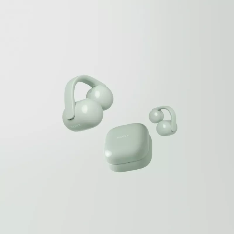 Sony | In-Ear-Kopfhörer | LinkBuds WF-LC900 Clip | Bluetooth | Open-Ear | Kabellos | Grün