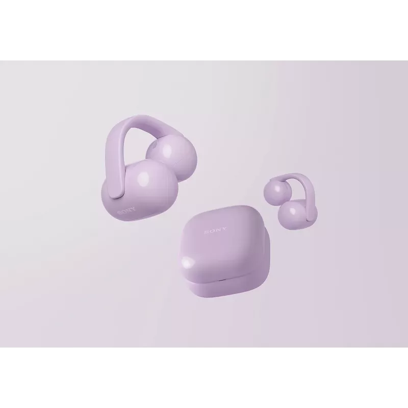 Sony | Kopfhörer | LinkBuds WF-LC900 Clip | Bluetooth | Open-Ear | Kabellos | Lavendel