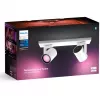 Philips Hue White&Col. Amb. Argenta Spot 2flg. Weiß 2x4,2W.