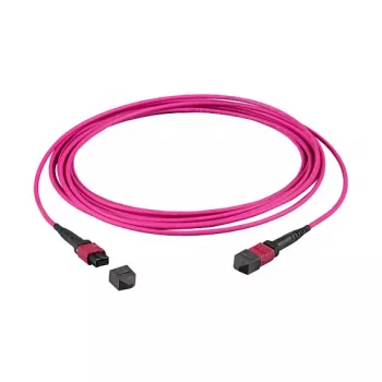 EFB MTP(F)-MTP(F) Patchkabel OM4 12 Fasern Typ B LSZH Heather Violett 0,5 m