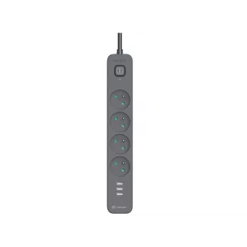 Tracer 47685 Power Line+ 5m (4 Steckdosen + 3x USB A)