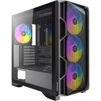 ANTEC AX-1000 ARGB Gaming E-ATX, ATX, Micro-ATX, ITX Mid Tower PC-Gehäuse, schwarz (0-761345-10240-7)