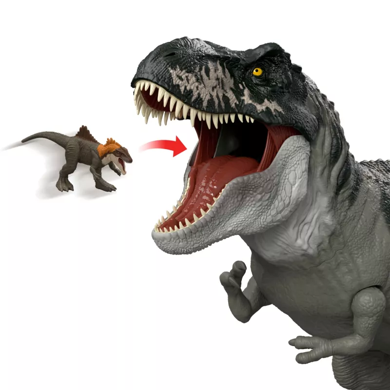 Jurassic World Rebirth Super Colossal Tyrannosaurus Rex Action-Figur, T-Rex Dinosaurier-Filmspielzeug