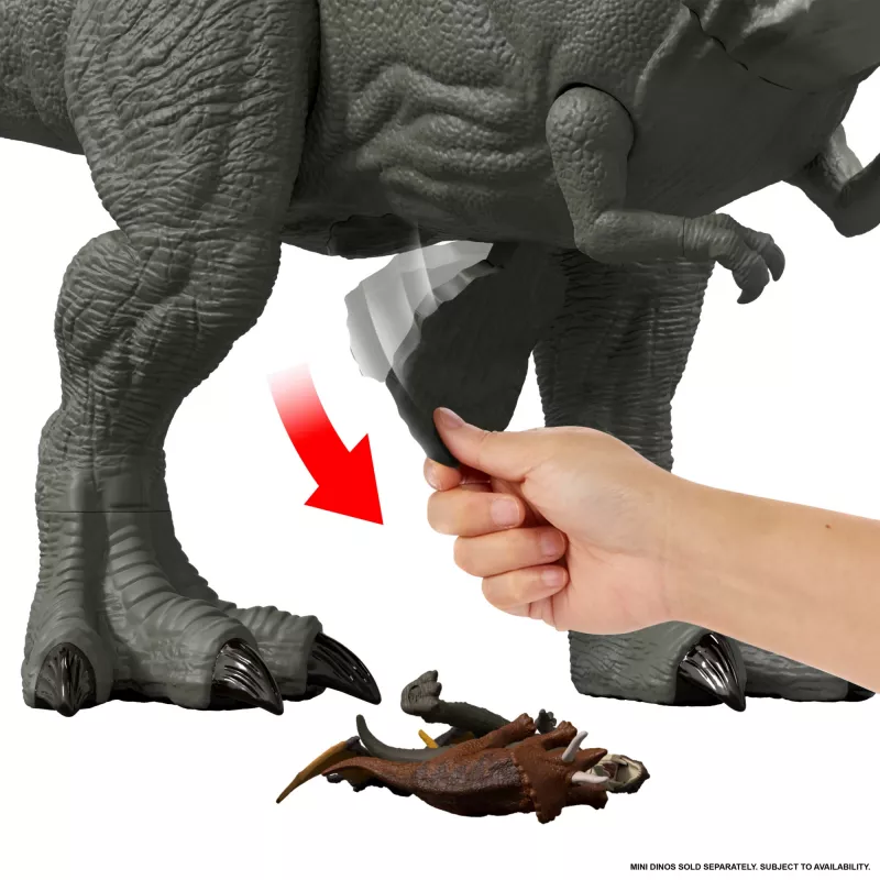 Jurassic World Rebirth Super Colossal Tyrannosaurus Rex Action-Figur, T-Rex Dinosaurier-Filmspielzeug