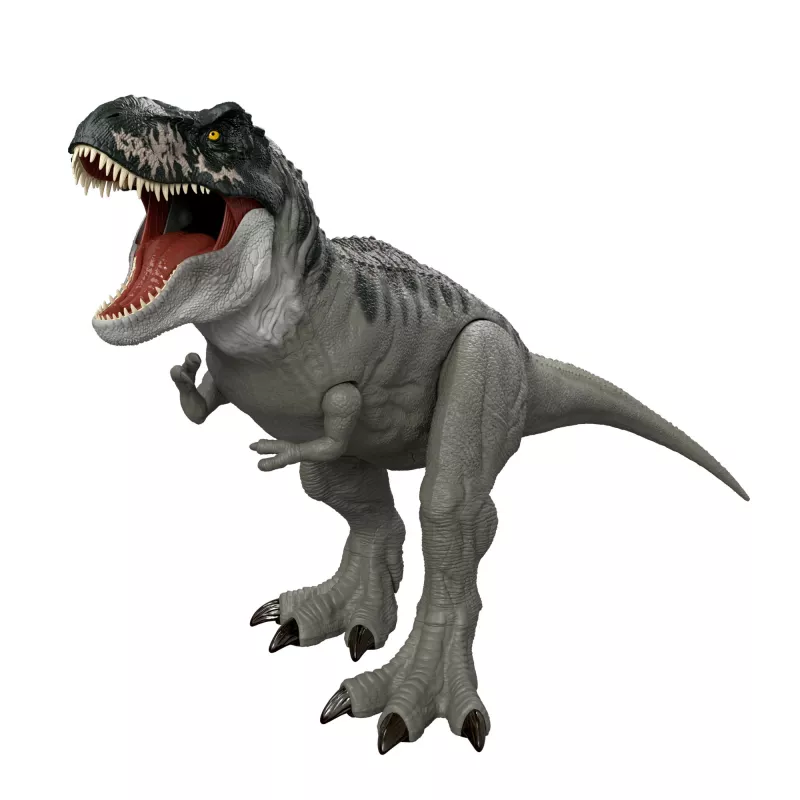 Jurassic World Rebirth Super Colossal Tyrannosaurus Rex Action-Figur, T-Rex Dinosaurier-Filmspielzeug