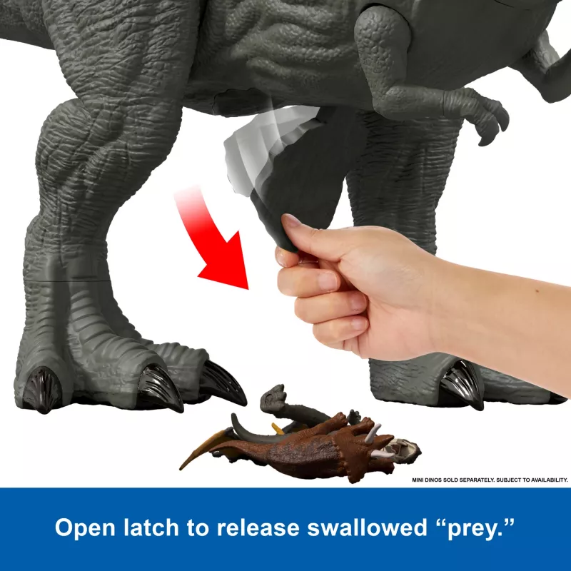 Jurassic World Rebirth Super Colossal Tyrannosaurus Rex Action-Figur, T-Rex Dinosaurier-Filmspielzeug