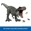 Jurassic World Rebirth Super Colossal Tyrannosaurus Rex Action-Figur, T-Rex Dinosaurier-Filmspielzeug