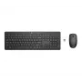 HP 230 Kabelloses Maus- und Tastatur-Set, Full-Size, Kabellos, RF Wireless, Membran, Schwarz, Maus enthalten
