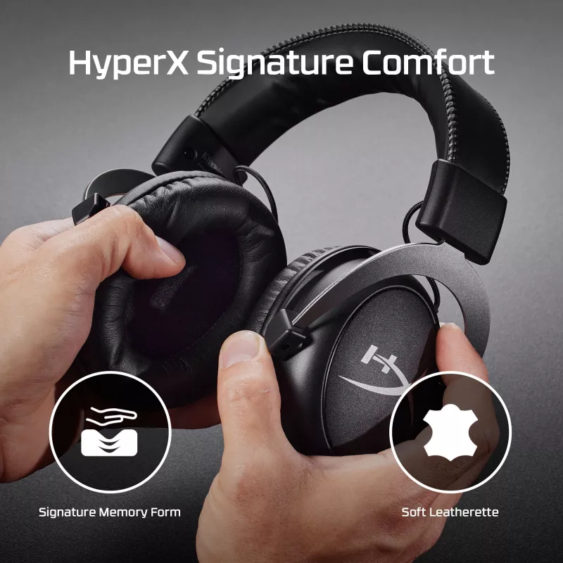 HyperX Cloud II - Gaming-Headset (Schwarz-Rot)