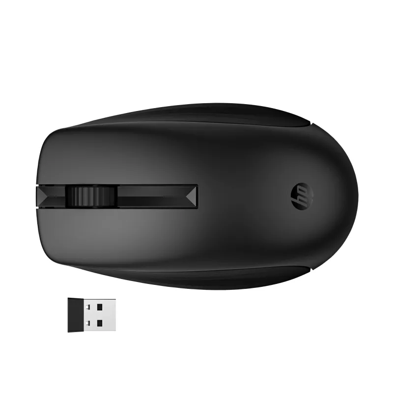 HP 650 Wireless Tastatur and Maus Combo, Full-size (100%), Wireless, RF Wireless, Membrane, Schwarz, Maus enthalten