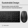 HP 650 Wireless Tastatur-Maus-Set, Full-Size (100%), kabellos, RF Wireless, Membran, Schwarz, Maus inklusive