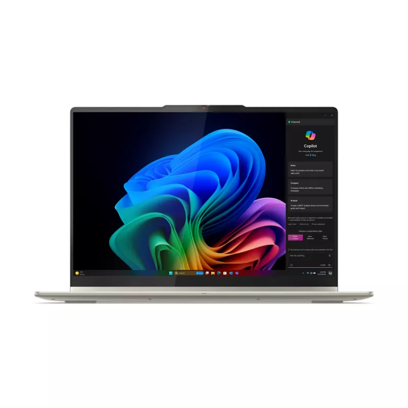 Lenovo Yoga 7 2-in-1 16AKP10 Copilot+ PC AMD Ryzen™ AI 7 350 Hybrid (2-in-1) 40.6 cm (16 Zoll) Touchscreen WUXGA 16 GB LPDDR5x-SDRAM 1 TB SSD Wi-Fi 7 (802.11be) Windows 11 Pro Englisch Grau