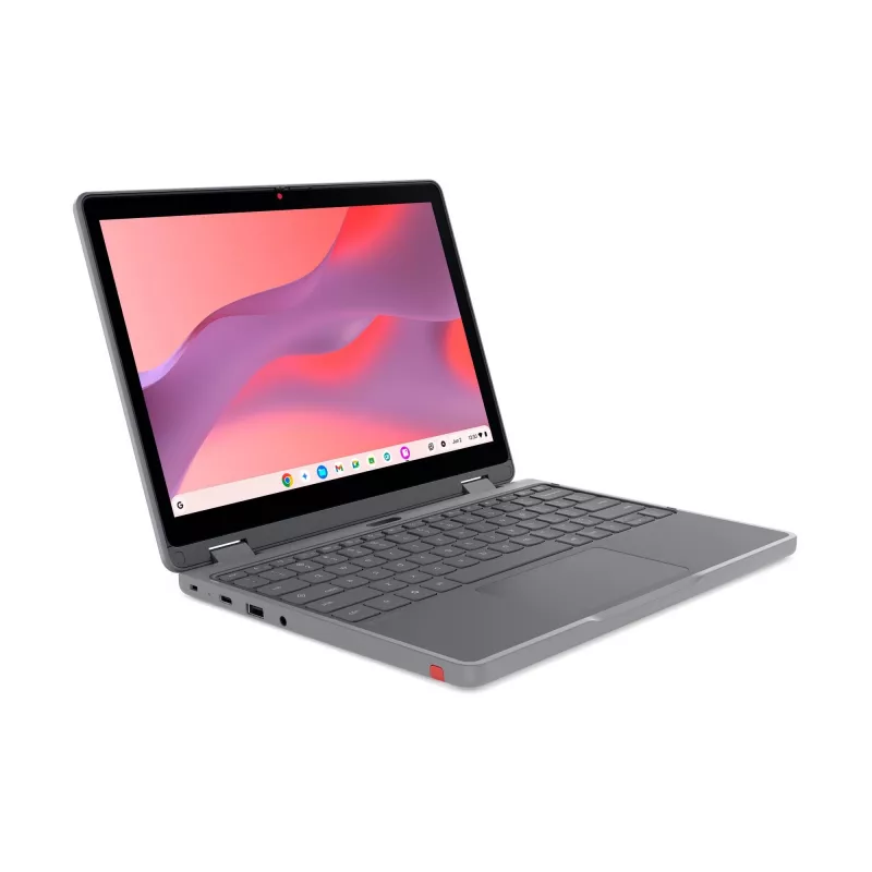 Lenovo Chrome 500e 2in1 G5 M89 MediaTek Kompanio 540 Chromebook 31 cm (12,2″) Touchscreen WUXGA 8 GB LPDDR5x-SDRAM 64 GB UFS Wi-Fi 6E (802.11ax) ChromeOS Englisch Grau