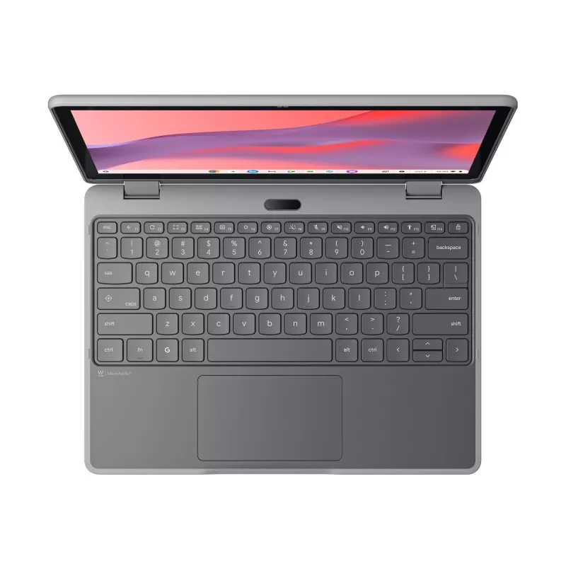 Lenovo Chrome 500e 2in1 G5 M89 MediaTek Kompanio 540 Chromebook 31 cm (12,2″) Touchscreen WUXGA 8 GB LPDDR5x-SDRAM 64 GB UFS Wi-Fi 6E (802.11ax) ChromeOS Englisch Grau