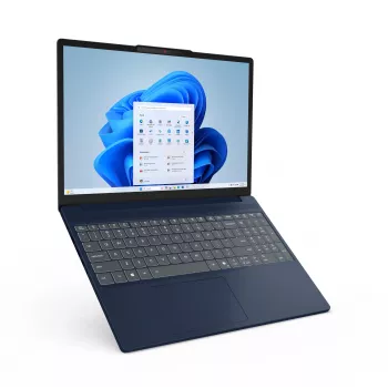 Lenovo IdeaPad schlank 3 15ARP10 AMD Ryzen™ 5 150 Laptop 38,9 cm (15,3 Zoll) WUXGA 16 GB DDR5-SDRAM 512 GB SSD Wi-Fi 7 (802.11be) Windows 11 Home Deutsch Blau