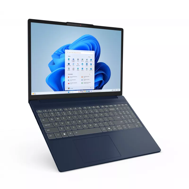 Lenovo IdeaPad schlank 3 15ARP10 AMD Ryzen™ 5 150 Laptop 38,9 cm (15,3 Zoll) WUXGA 16 GB DDR5-SDRAM 512 GB SSD Wi-Fi 7 (802.11be) Windows 11 Home Deutsch Blau