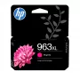 HP 963XL Magenta Original Druckerpatrone, hohe (XL) Reichweite, Magenta, Pigmenttinte, 23,25 ml, 1 Stück, Einzelpack