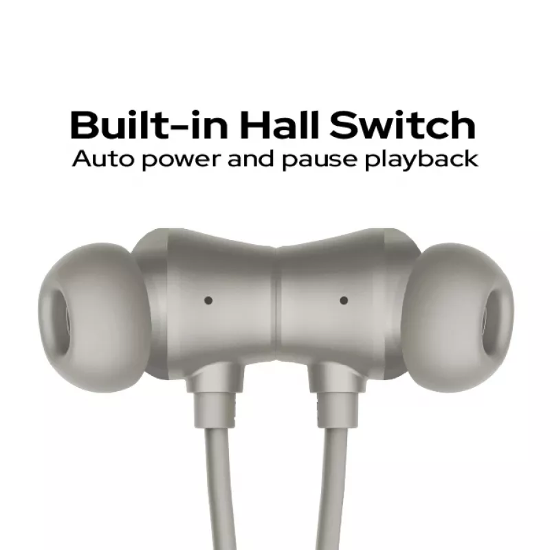 Verbatim TruSound ANC Neckband Earbuds Grau, Kabellos, 20 - 20000 Hz, Musik/Alltag, 46.5 g, Headset, Grau