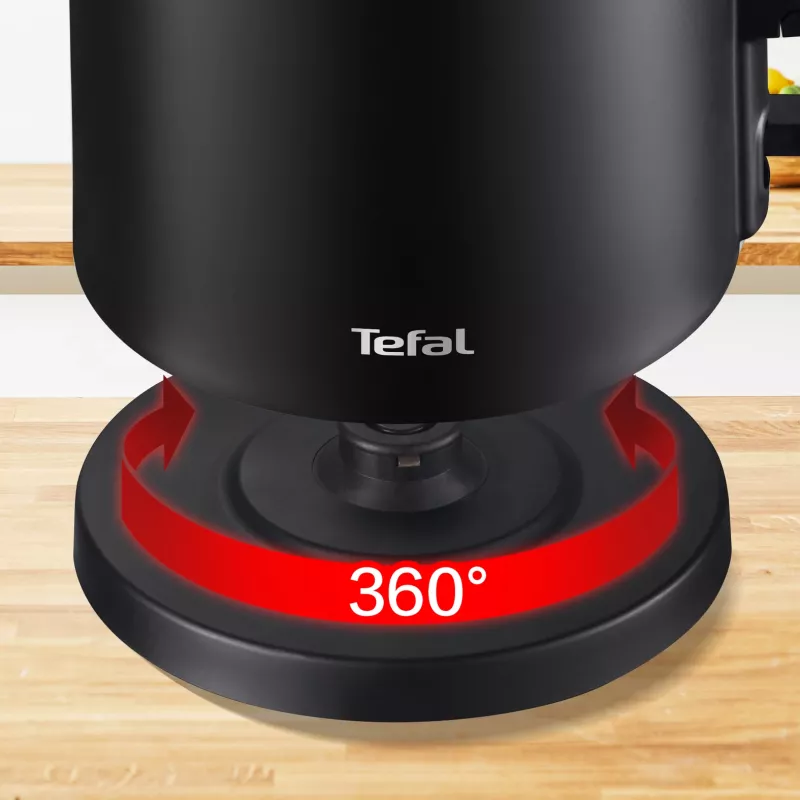 Tefal Thermo Protect KO1408E0 elektrischer Wasserkocher 1,5 l 1500 W Schwarz