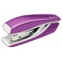 Leitz NeXXt WOW Mini-Metallhefter, 10 Blatt, Lila, P2, Metall, Kunststoff, 80 g/m², 3,5 cm