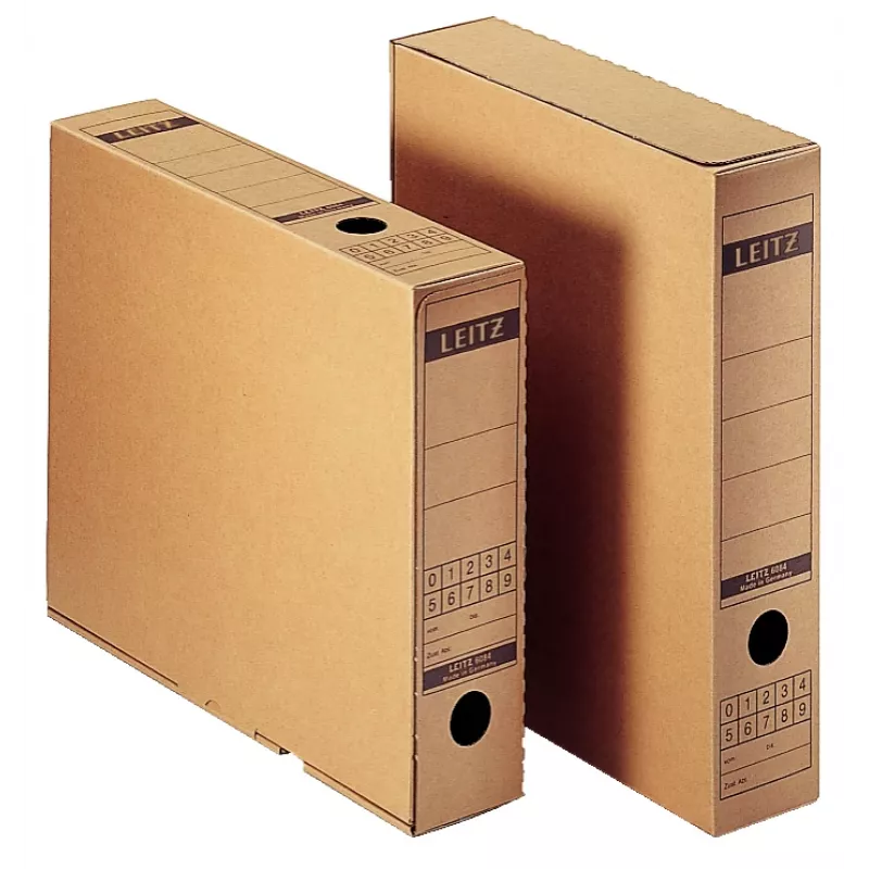 Leitz 60840000 Archivbox Karton Schwarz