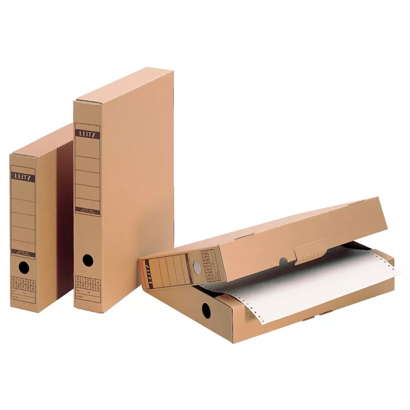 Leitz 60840000 Archivbox Karton Schwarz