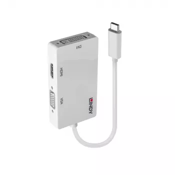Lindy USB Typ C auf Triple Display Konverter, 3840 x 2160 Pixel