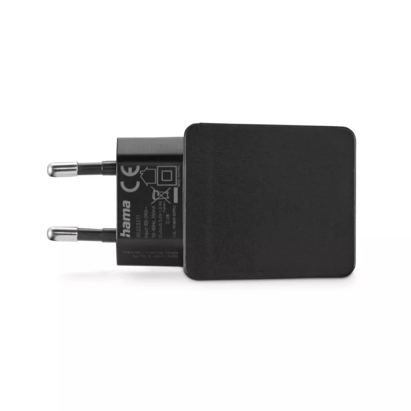Hama 00086401 Mobilladegerät MP3, Navigator, Tragbare Spielkonsole, Powerbank, Smartphone, Tablet Schwarz AC Innenbereich
