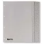 Rexel PP-Register, grau, numerisch, numerisches Tab-Register, Polypropylen (PP), Grau, A4, 226 mm, 297 mm