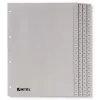 Rexel PP-Register, grau, numerisch, numerisches Tab-Register, Polypropylen (PP), Grau, A4, 226 mm, 297 mm