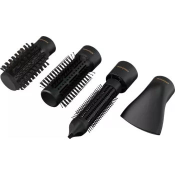 Grundig HS 7080 Hot air brush Warm Schwarz, Roségold 1000 W 1,8 m