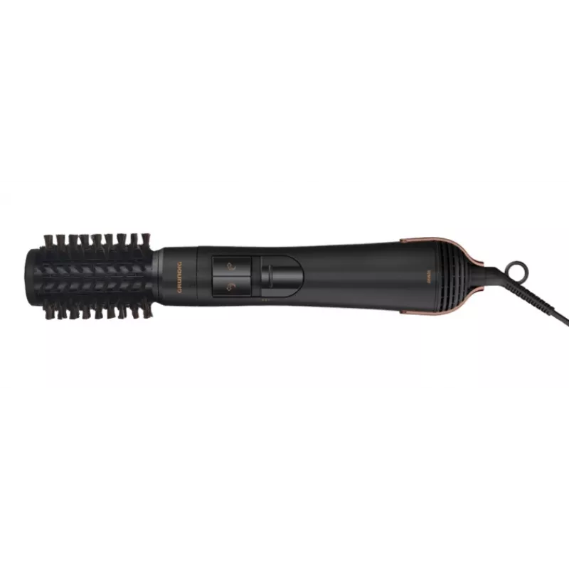 Grundig HS 7080 Hot air brush Warm Schwarz, Roségold 1000 W 1,8 m