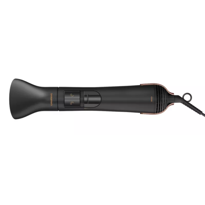 Grundig HS 7080 Hot air brush Warm Schwarz, Roségold 1000 W 1,8 m
