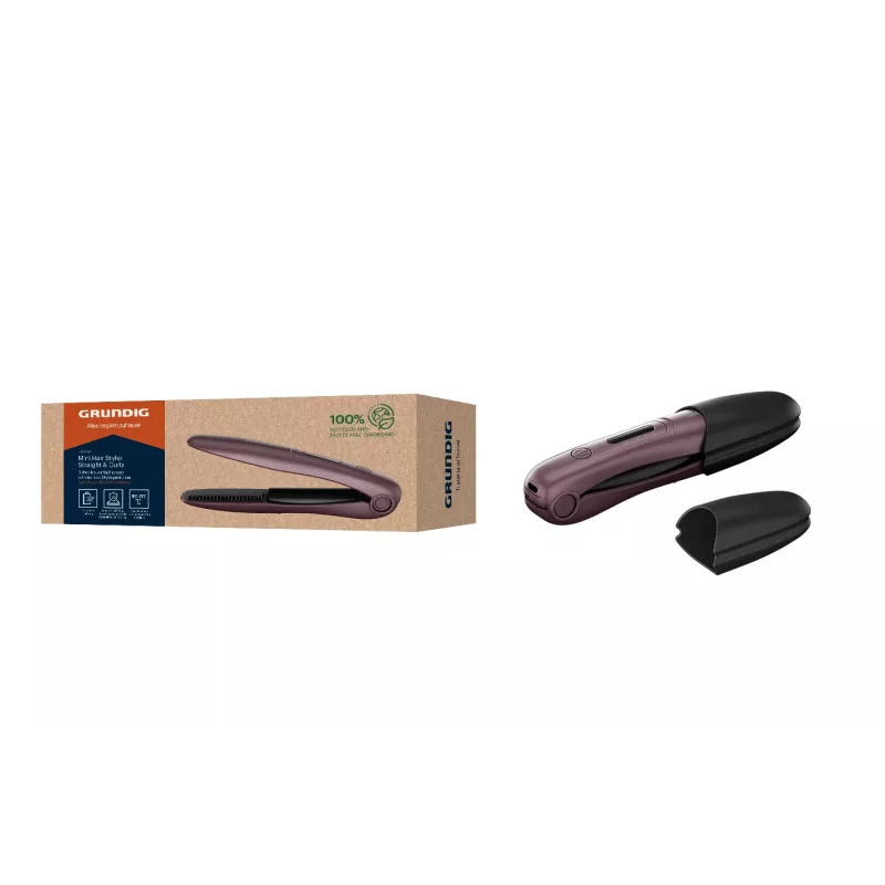 Grundig HS 6330 kabelloser Haarglätter, violett