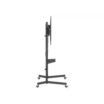 Equip Economy TV-Trolley 55 Zoll - 100 Zoll, 2,54 m (100 Zoll), 100 x 100 mm, 800 x 600 mm, -10 - 5°, Kunststoff, Edelstahl, Schwarz